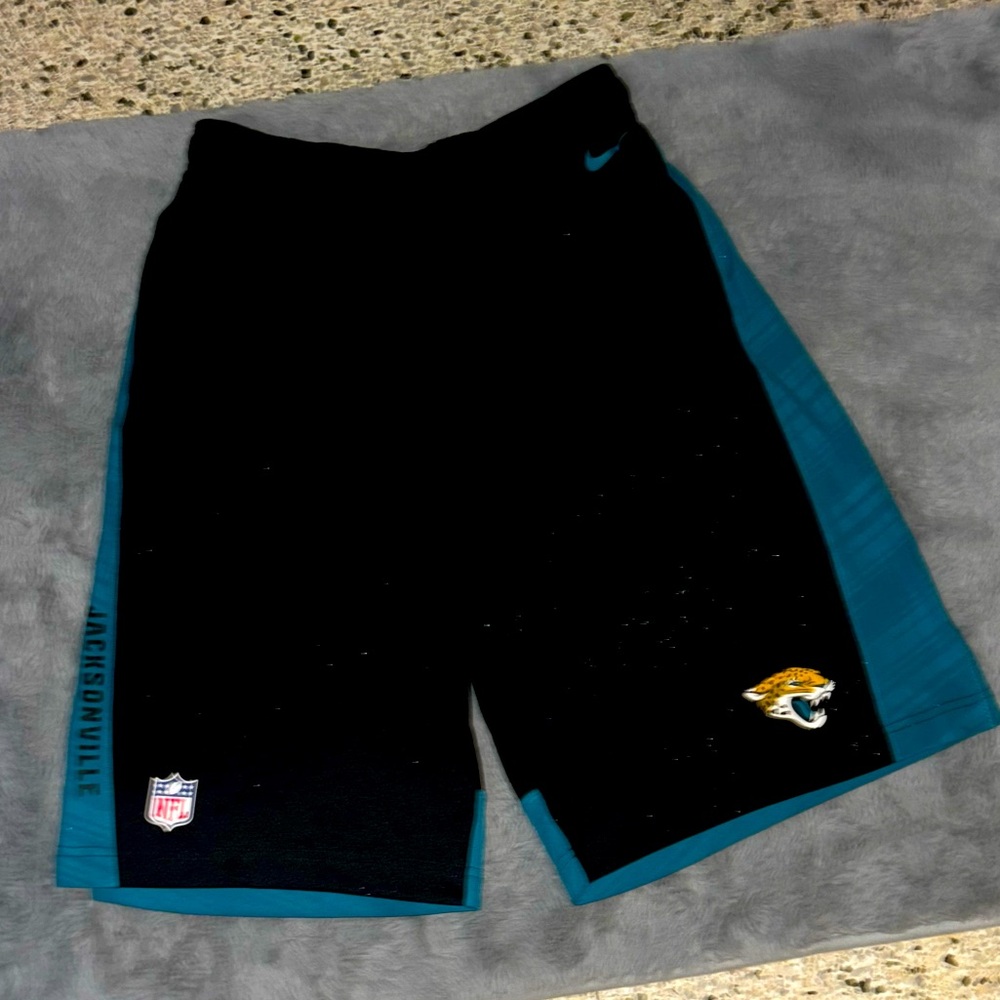 NFL Jacksonville Jaguars nike dri fit shorts